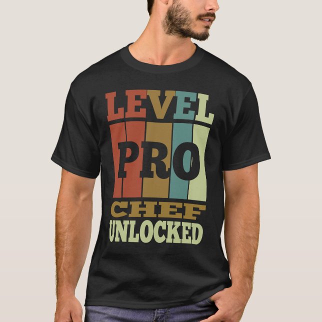 Chef Pro Unlocked Vintage Style Unique T-Shirt (Vorderseite)