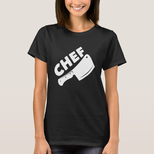 Chef Proud Baker Sous Culinary Gangster Kitchen T-Shirt (Vorderseite)