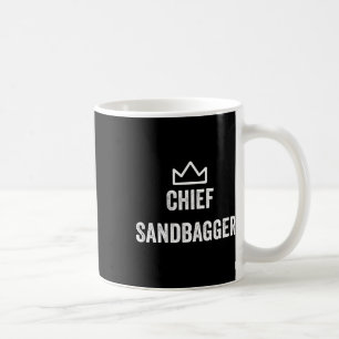 Chef Sandbagger Geschenk für Golf Meme Bjj Schach Kaffeetasse