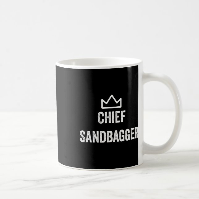 Chef Sandbagger Geschenk für Golf Meme Bjj Schach  Kaffeetasse (Rechts)