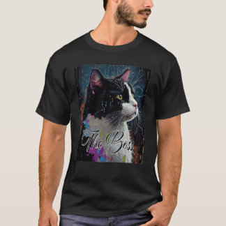 Chef Smoking-Cat für Mama Papa T-Shirt