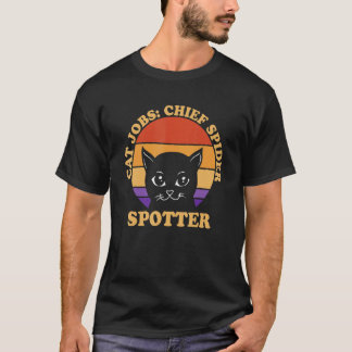 Chef Spider Spotter  Katze  Humor Kätzchen Katzenm T-Shirt