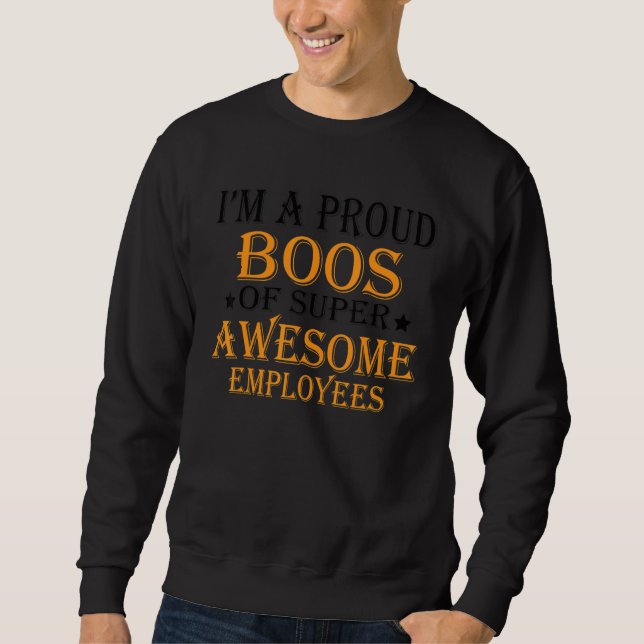 Chef Tag Mitarbeiter Anerkennung Büro Geschenk Män Sweatshirt (Vorderseite)