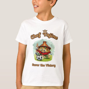 Chef Tajine Fußball Maskottchen – Lustiges marokka T-Shirt