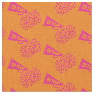 Chef Team School Colors Pink & Orange Stoff