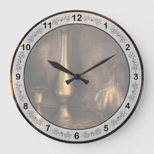 Chef - Tee - Teekannen Große Wanduhr