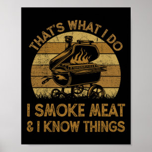 Chef-Vater, das ist es, was ich tue, ich räuchere  Poster