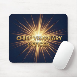 Chef-Visionär-Manager Goldrausch-Manager Mousepad