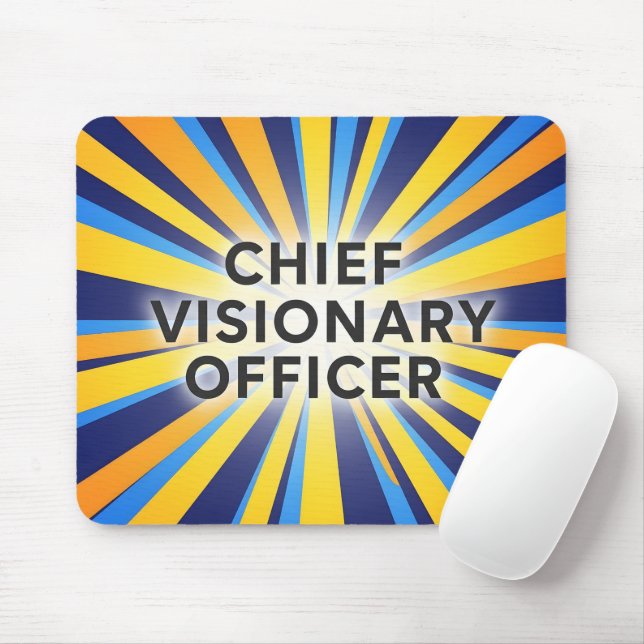 Chef-Visionär-Officer Sonnenaufgang Retro Mousepad (Mit Mouse)