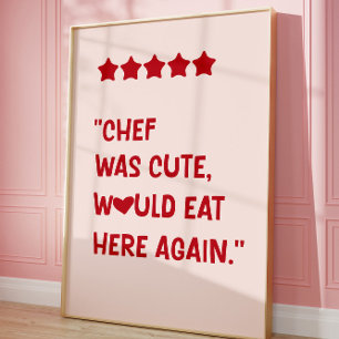 Chef war süß, würde hier wieder essen Poster