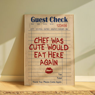 Chef war süß, würde hier wieder essen Poster