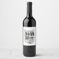 Chef-Weinrente verlass Cheftag