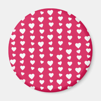 Chef weiße Herzen des Tages von San Valentín Magnet