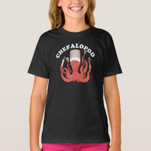 Chefalopod   Octopus Koch Funny Pun T-Shirt
