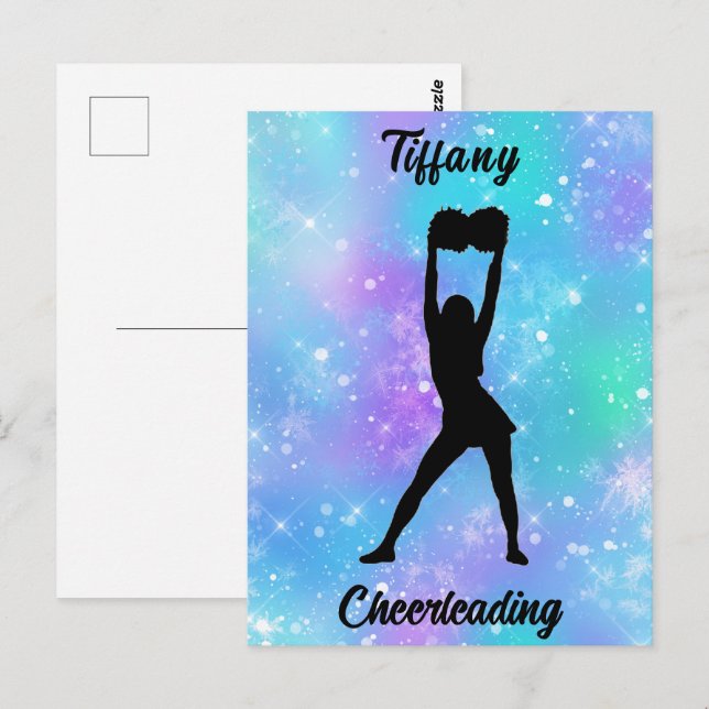 Chefarboffen Snowflake mit ihrem Namen Postkarte (Vorne/Hinten)