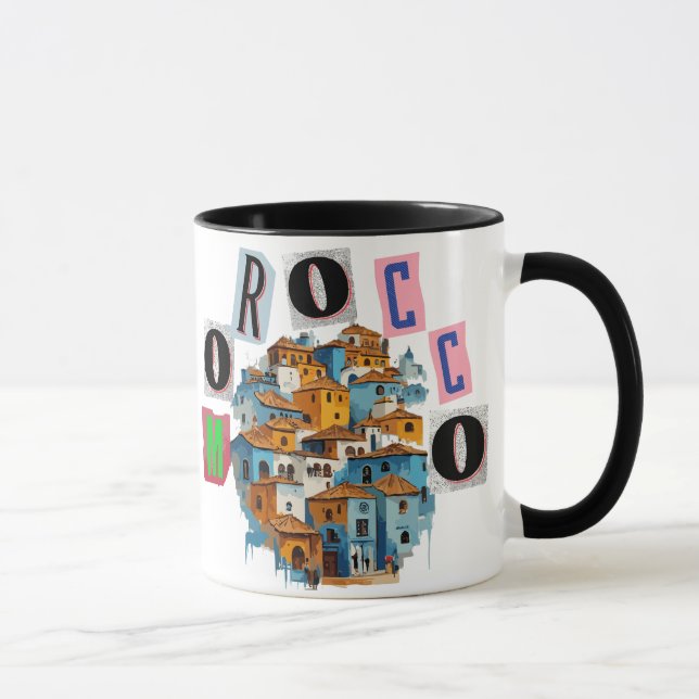 Chefchaouen: A Blue Paradise in the Rif Mountains Tasse (Rechts)