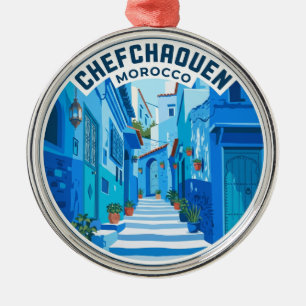 Chefchaouen Marokko Ornament Aus Metall