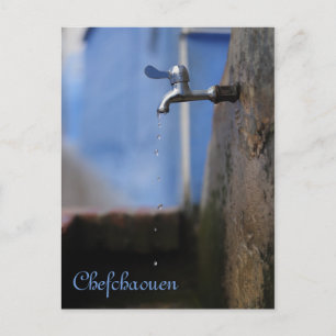 Chefchaouen, Marokko. Postkarte