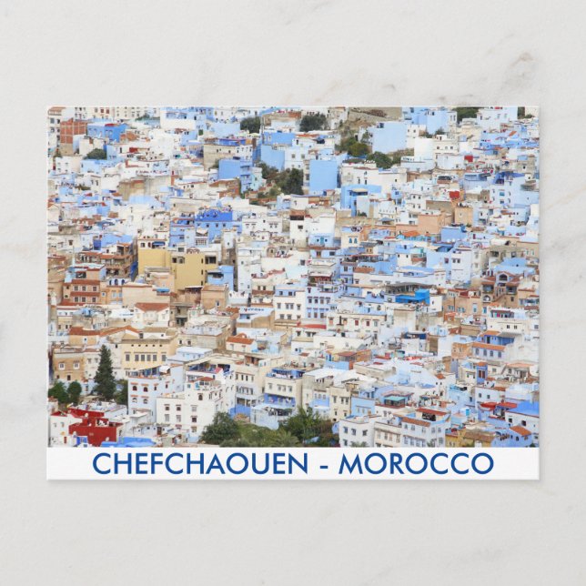 Chefchaouen, Marokko Postkarte (Vorderseite)