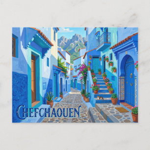Chefchaouen Marokko Postkarte