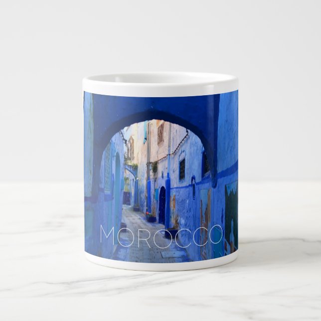 Chefchaouen Marokko Reisen Mug Jumbo-Tasse (Vorderseite)