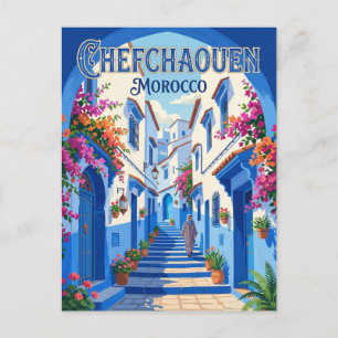 Chefchaouen Medina Marokko Postkarte
