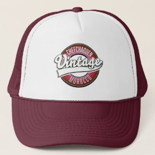 Chefchaouen morocco Vintages Logo Truckerkappe
