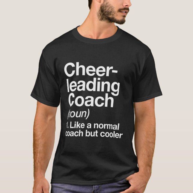 Chefcoach Funny Definition Sporttrainer T-Shirt (Vorderseite)