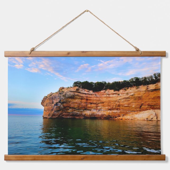 Chefdichter Lake Superior Wandteppich Mit Holzrahmen (Vorne)