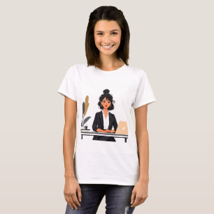 Chefin CEO Frau Stadt Skyline T-Shirt Empowerme