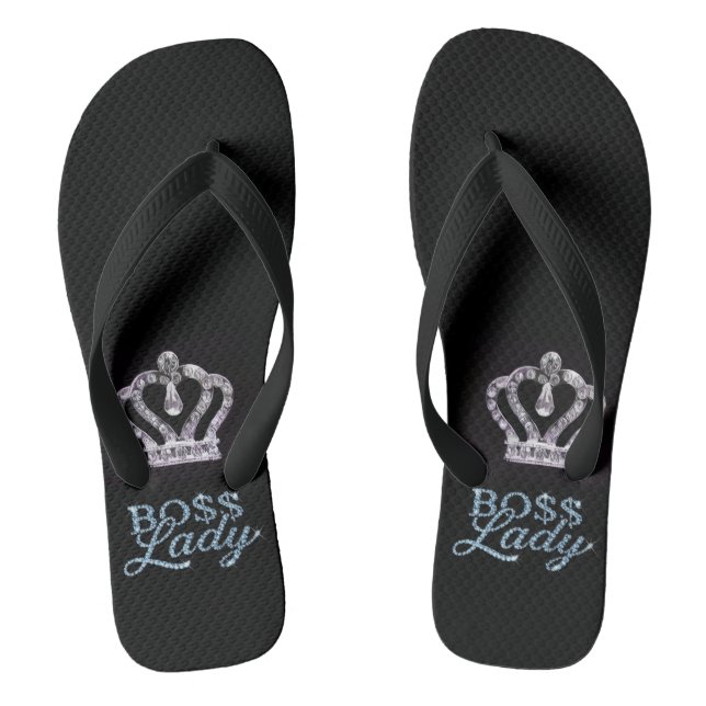 Chefin Flip Flops Paar (Fußbett)