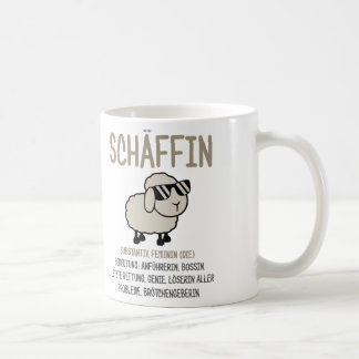 chefin Geschenke lustig, Schäffin Spruch Geschenk Kaffeetasse
