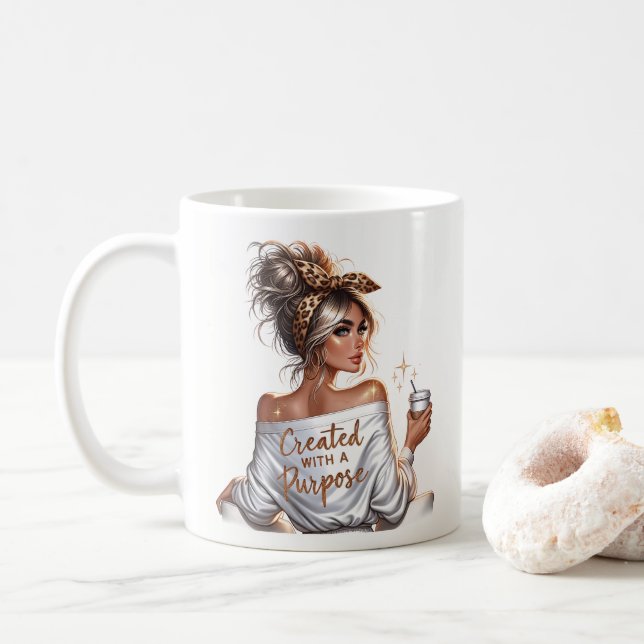 Chefin Kaffeetasse (Mit Donut)