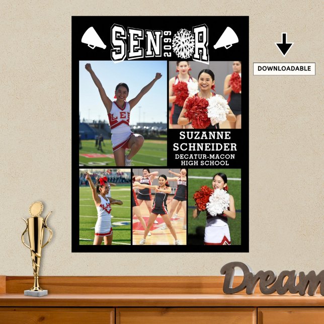 Chefin Senior Abschluss 5 FotoCollage Poster (Von Creator hochgeladen)