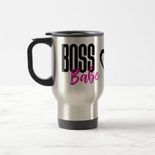 Chefin Unternehmerin Hustle Erfolg Motivierend Reisebecher