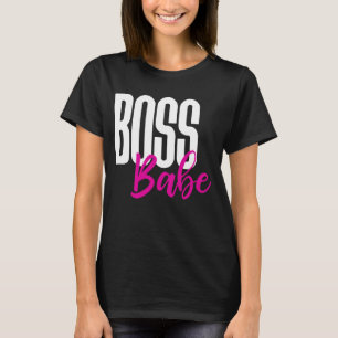 Chefin Unternehmerin Motivational Erfolg Hustle T-Shirt