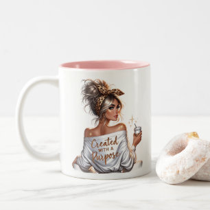 Chefin Zweifarbige Tasse