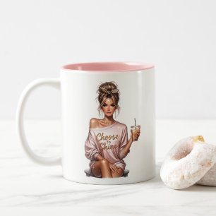 Chefin Zweifarbige Tasse