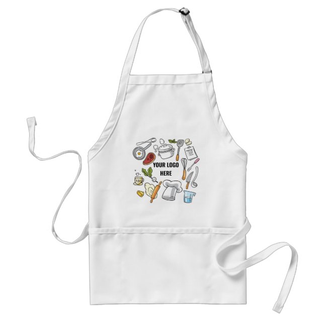 Chefkoch Citchen Cooking Geschenk für ihr Logo Schürze (Vorne)