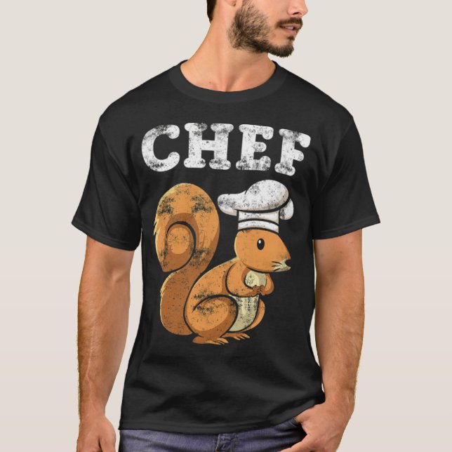 Chefkoch Cooking Funny Culinary Kitchen Space Them T-Shirt (Vorderseite)