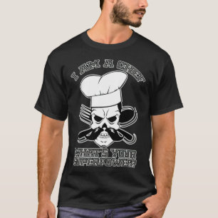 Chefköchin Funny Crossfit Pirat ship Kitchen T-Shirt