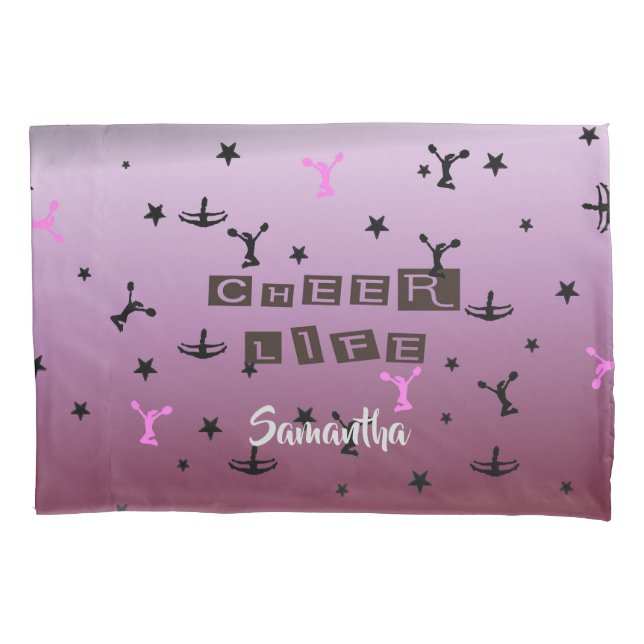Chefmädchen personalisierten Pillowcase Kissenbezug (Vorderseite)
