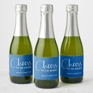 Chefs Imitate Blauer GLITZER Weihnachten Mini