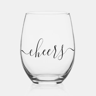 Chefs minimalistisch weinglas ohne stiel