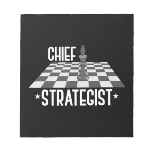 Chefstratege Schach Ich gewinne immer dieses Spi Notizblock