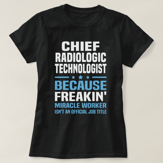 Cheftechnologe T-Shirt (Design vorne)