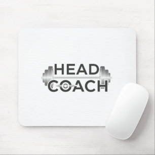 Cheftrainer Fitness Langhantel Gewichtheben Mousepad