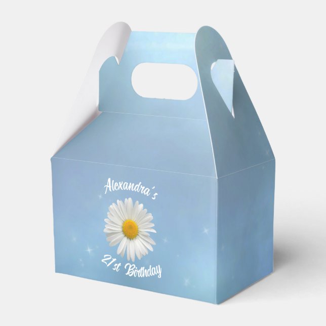Cheful White Daisy Gevor Box Geschenkschachtel (Vorderseite)