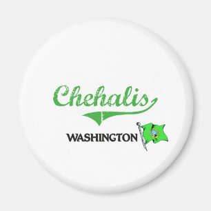 Chehalis Washington Stadt-Klassiker Magnet