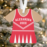 Cheleader Outfit Varsity Team Uniform Red
